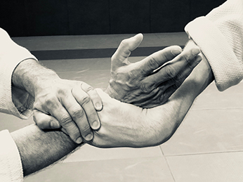 Technique Aïkido à mains nues.